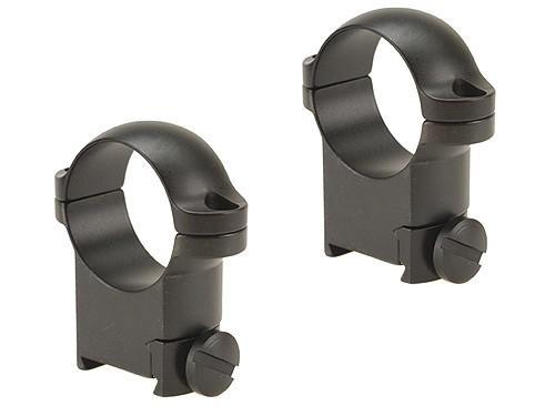 Leupold 2-Piece Solid Steel Ringmounts – Sako 1″ High Matte Black