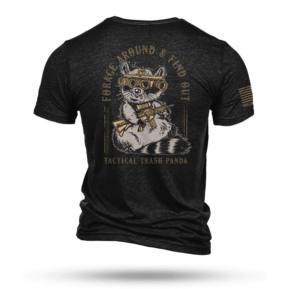 Nine Line Tactical Trash Panda Tri-Blend T-Shirt Black 3XL