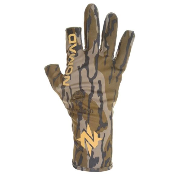 Nomad Fingerless Turkey Glove Mossy Oak Bottomland M/L