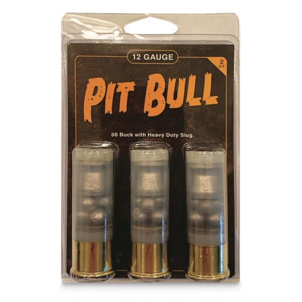 Reaper Defense Pit Bull Shotshells 12 ga 2-3/4″ 1 oz Slug 00 3/ct