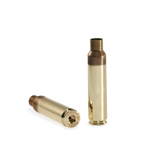 Peterson Unprimed Rifle Brass 33 Nosler – 50/ct