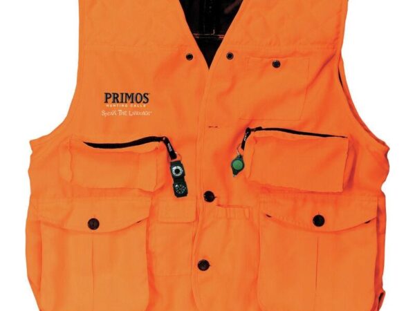 Primos Gunhunters Huntin Vest Blaze Orange 2XL Hang Tag