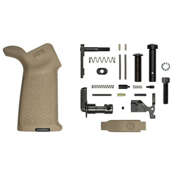 AR15 MOE Lower Parts Kit Minus FCG – FDE