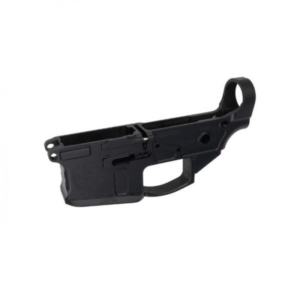 Shield Arms SA-15 Stripped Lower Receiver – 5.56mm/300 Blk Non-Folding 7075-T6 Billet Black