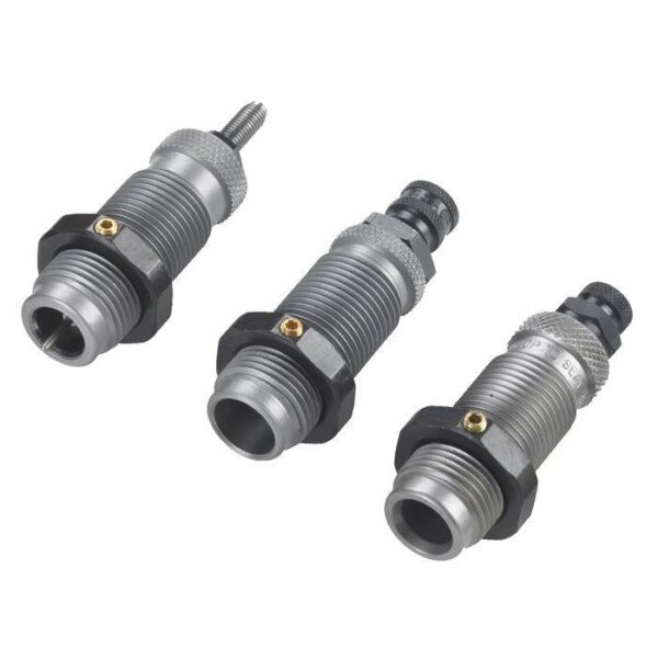 RCBS Carbide Taper Crimp 3 Die Set – Group E – Straight Walled Cartridges – 9mm Makarov