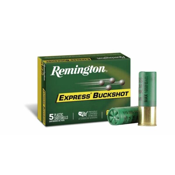 Remington Express Magnum Buckshot Shotshells 12ga 2-3/4″ 12 plts #00 1290 fps 5/ct