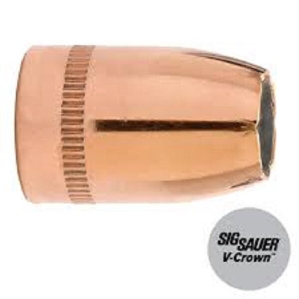 Sig Sauer V-Crown by Sierra Handgun Bullets 9mm .355″ 125 gr JHP Sig Sauer V- Crown 100/ct