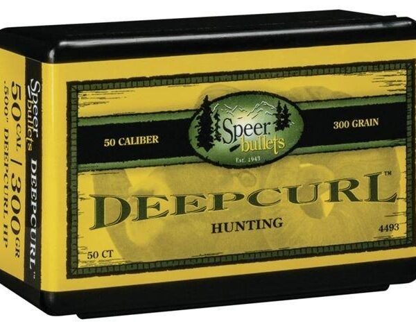 Speer Deep Curl Handgun Bullets .50 AE .500″ 300 gr DCHP 50/ct