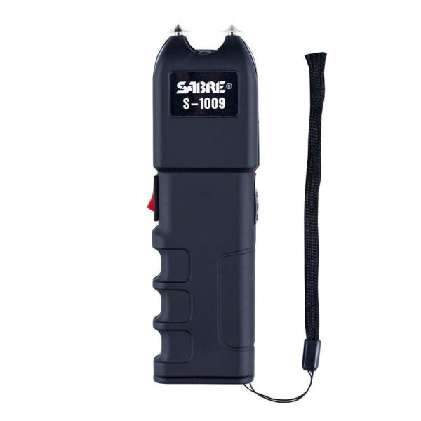 Sabre 2-in-1 Tactical Stun Gun with Anti-Grab Technology – 1.250 uC LED Flashlight