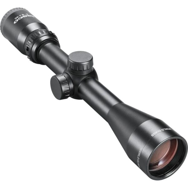 Tasco World Class Rifle Scope 3-9×40 1″ SFP 30/30 Reticle Black with Rings