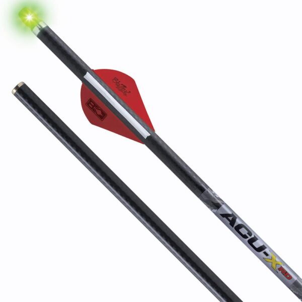 TenPoint ACU-X Lighted RD Premium Carbon Arrows for Rail-less Reverse-Draw Crossbows 20″ .001″ 3/ct