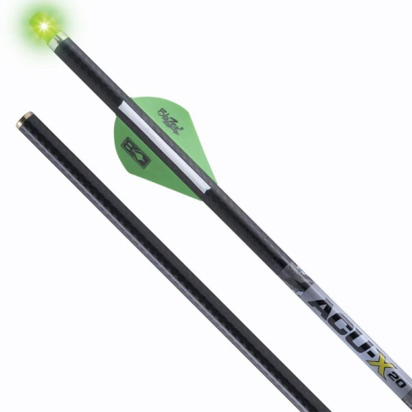 TenPoint ACU-X Lighted Carbon Arrows for Rail-less Forward Draw Crossbows 20″ .001″ 3/ct