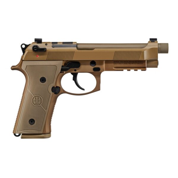 Beretta M9A4 Centurion G Handgun 9mm Luger 18rd Magazines(3) 4.8″ Barrel FDE Cerakote