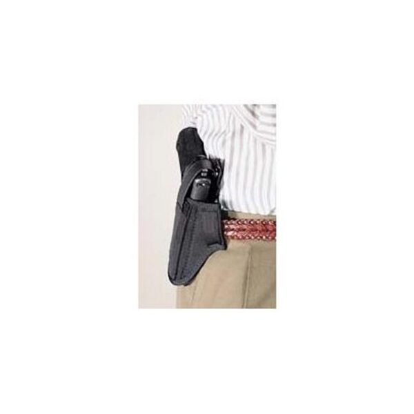 Uncle Mike’s 8601 Plain Black Nylon AM#1 Belt Slide Holster
