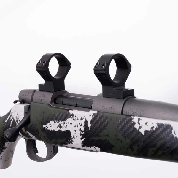 Weatherby Vanguard 2-Piece Lightweight Scope Mount Long & Short Action 1″ Low Black