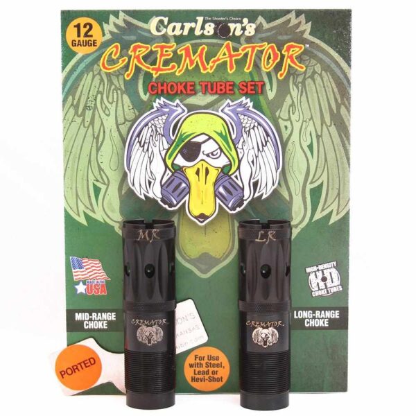 Carlson’s Cremator Waterfowl Mid and Long Range Ported Choke Tube for 12 ga Winchester 2/ct