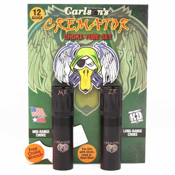 Carlson’s Cremator Waterfowl Mid and Long Range Non Ported Choke Tube for 12 ga Beretta/Benelli Mobil 2/ct