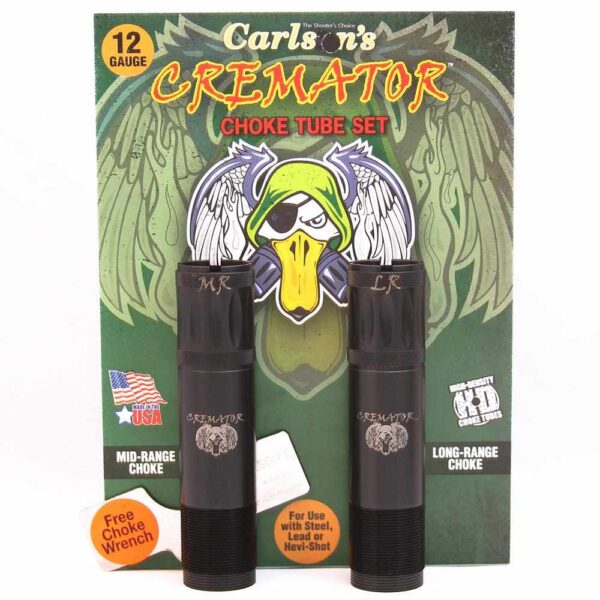 Carlson’s Cremator Waterfowl Mid and Long Range Non-Ported Choke Tube for 12 ga Browning Invector Plus 2/ct