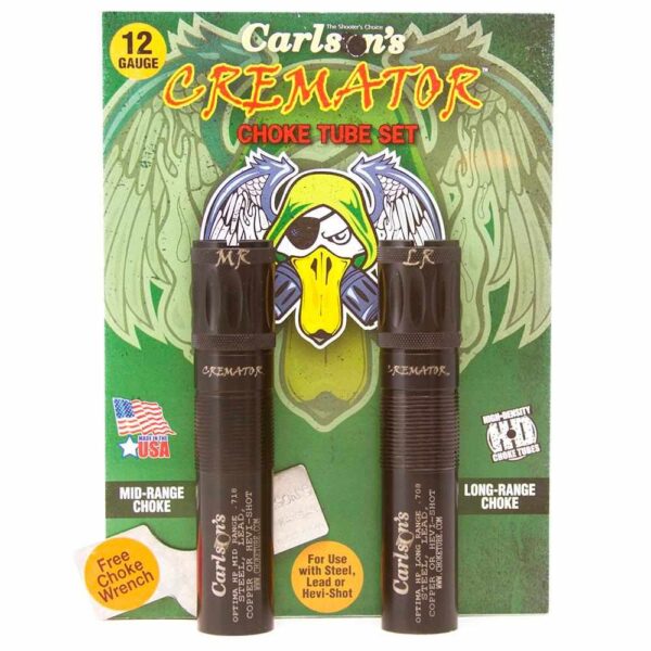 Carlson’s Cremator Waterfowl Mid and Long Range Non-Ported Choke Tubes for 12 ga Beretta Optima HP .708 and .718 2/ct