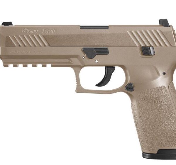 Sig Sauer P320 .177 cal CO2-Powered ASP Air Pistol w 30/rd Belt Magazine 12 Gram CO2 Cartridge – Coyote