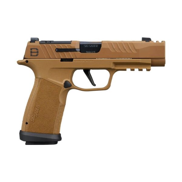 Sig Sauer P365-XF DH3 Handgun 9mm Luger 10rd Magazines(3) 3.7″ Barrel DH3 Slide Coyote Optic Ready Competition Magwell