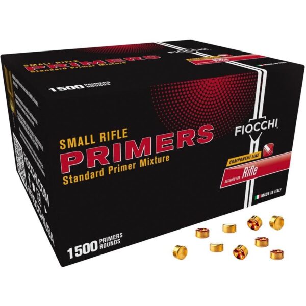 Fiocchi Small Rifle Primers – 1500/ct