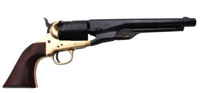 Traditions 1860 Army Redi-Pak Black Powder Revolver / Walnut / Brass .44 Cal 8″ Blued Barrel