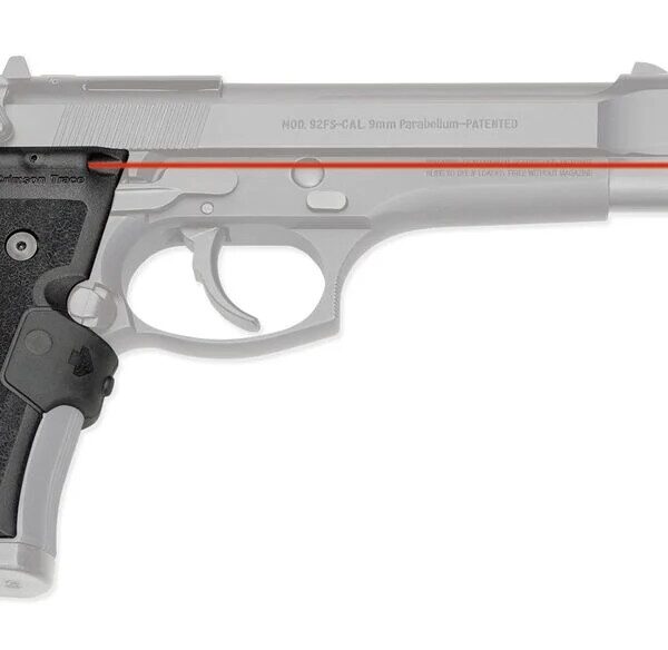 CRIMSON TRACE LASERGRIP BER 92 BLK MIL-STD