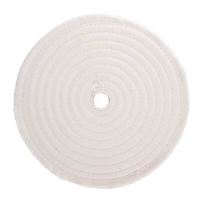 MUSLIN POLISH WHEEL, STITCHED, 8” X 3/8” THICK, 3/4” ARBOR