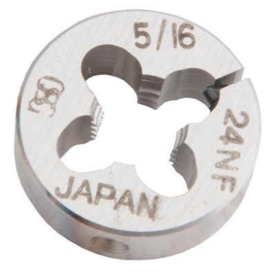 BOLT KNOB ROUND DIE, 13/16” DIAMETER, 5/16”-24 THREAD