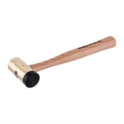 PREMIUM DELRIN-TIPPED BRASS HAMMER 16OZ