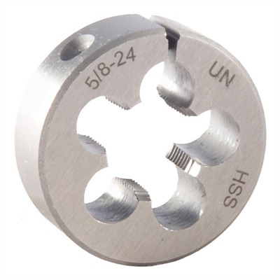 FLASH SUPPRESSOR ROUND DIE 1” DIA. 5/8”-24 TPI FOR AR-308