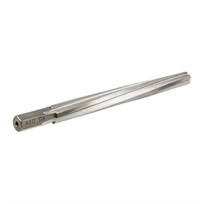 SPIRAL FLUTE LONG FORCING CONE REAMER, .410 BORE, 3/8” HEX