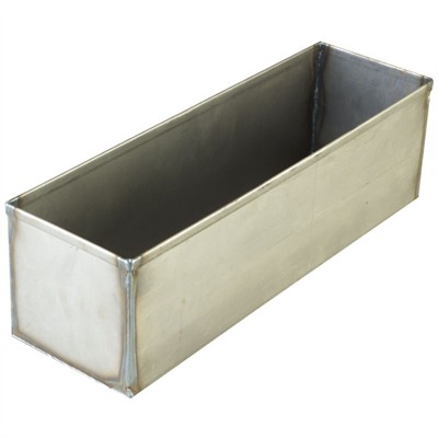 HALF BLUING TANK, 20” L X 6” H X 6” W, STAINLESS STEEL