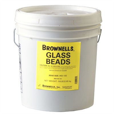 GLASS BEADS, #60-100 (.0098”-.0059”), 50 LBS
