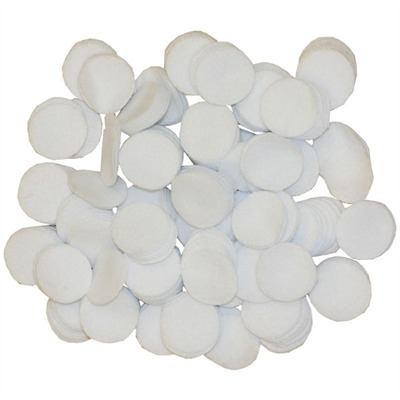 ROUND COTTON FLANNEL PATCHES, .875” .17/.22 CAL, 1000 PACK