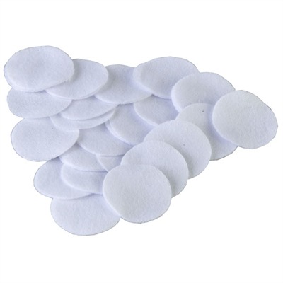 ROUND COTTON FLANNEL PATCHES, 1.25” .22/.270 CAL, 1000 PACK