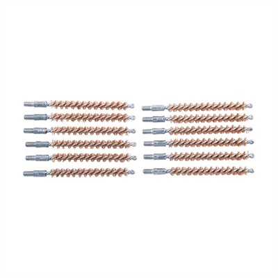 STANDARD LINE BRONZE RIFLE BRUSH 6MM-25 CALIBER 12 PACK