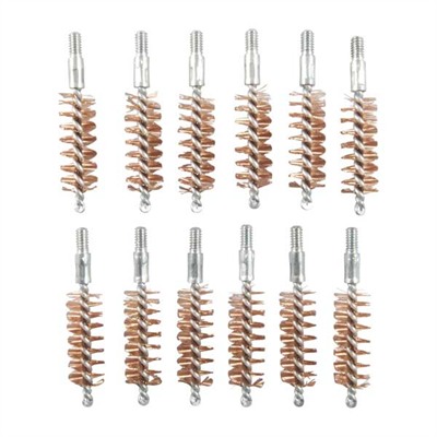 STANDARD LINE BRONZE PISTOL BRUSH 10MM/40 CALIBER 12 PACK