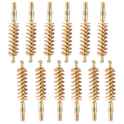 SPECIAL LINE BRUSH, BRASS, 9MM/.38./357 CAL PISTOL, 12 PACK
