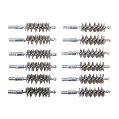 STANDARD LINE BRUSH, 10MM/.40/.41 CAL HANDGUN, SS, 12 PACK