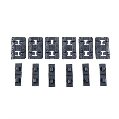 RAIL COVER TYPE 2 M-LOK POLYMER 1.5” FOR AR-15 GRAY 6/PACK
