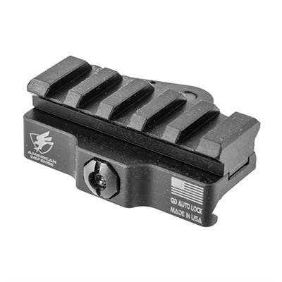 AD-170-VPG 5-LUG PICATINNY RISER MOUNT STANDARD LEVER BLACK