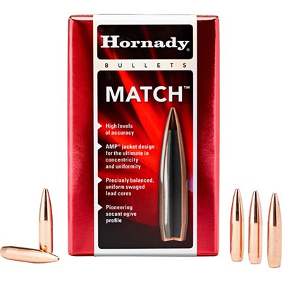 MATCH 30 CALIBER (0.308”) 155GR BTHP 2000/BOX