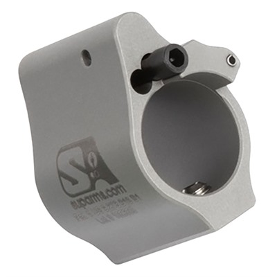AR-15 SOLID ADJUSTABLE GAS BLOCK .625” STAINLESS STEEL