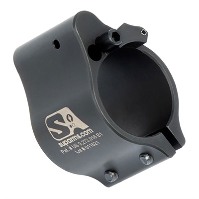 AR-15 CLAMP ON ADJUSTABLE GAS BLOCK .875” BLACK