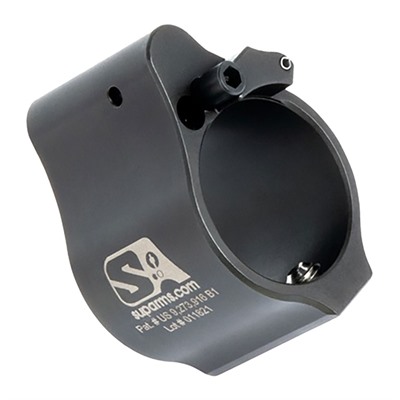 AR-15 SOLID ADJUSTABLE GAS BLOCK .875” BLACK
