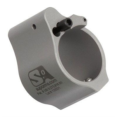 AR-15 SOLID ADJUSTABLE GAS BLOCK .875” STAINLESS STEEL