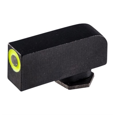PRO-GLO TRITIUM ROUND FRONT SIGHT .220X.140 GRN FOR GLOCK~