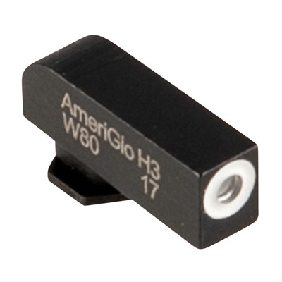 0.180”X0.140” GREEN W/WHITE OUTLINE SIGHT FOR GLOCK~